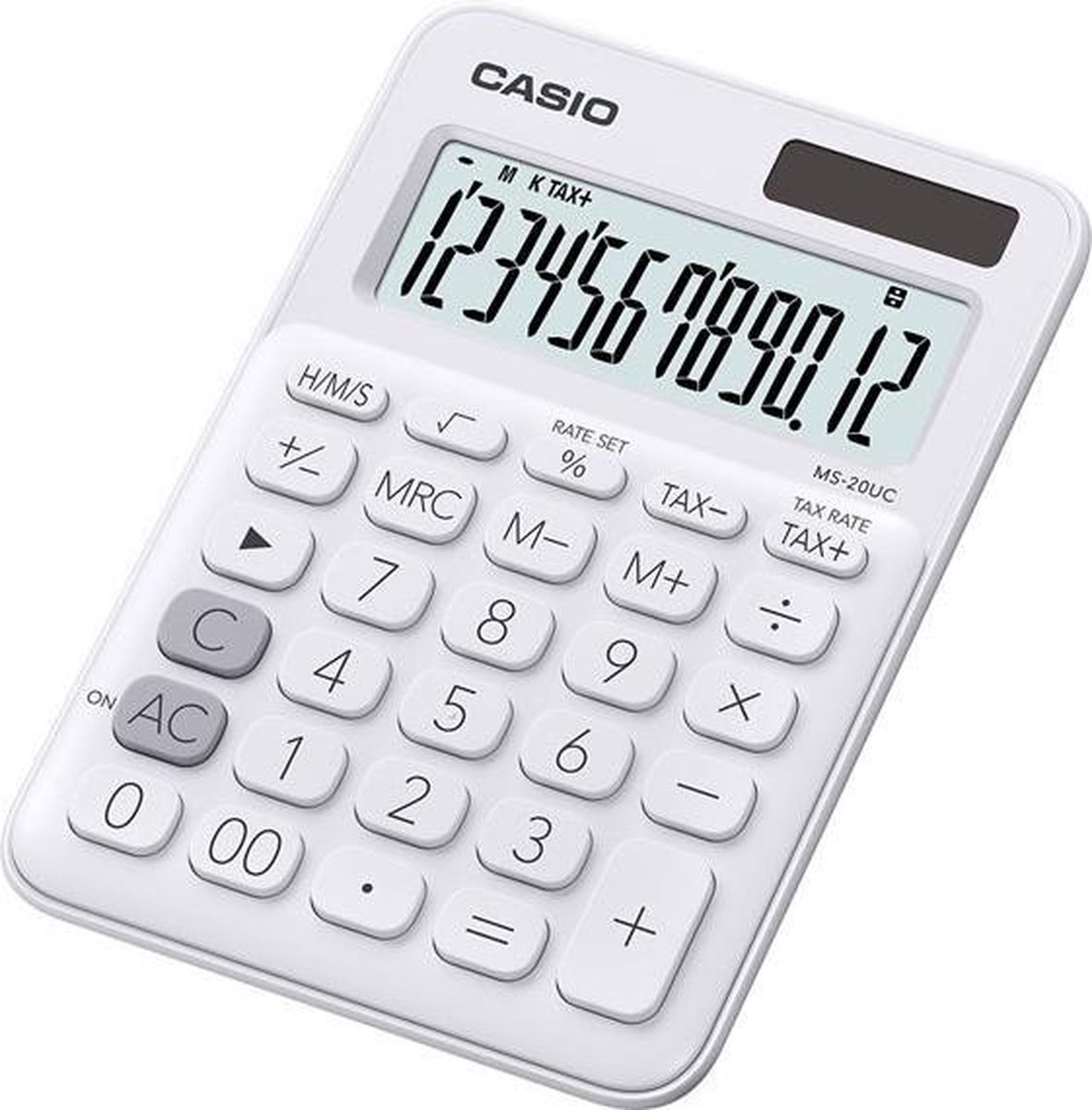 Casio MS-20UC-WE calculator Desktop Basisrekenmachine Wit | bol.com