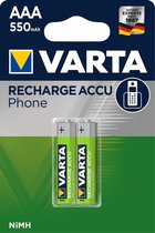 Varta Recharge Accu Phone AAA 550mAh - 10x 2 (20stuks)