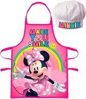 Minnie Mouse schort met koks muts 3-8 jaar Smile.