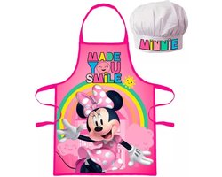 foto van Minnie Mouse schort met koks muts 3-8 jaar Smile.