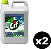 CIF Professional - Gel Met Bleek - Hygienisch Schoon - 2x5Liter