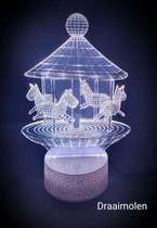 "DRAAIMOLEN" 3D led lamp - CRAQ