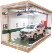 1:18 Schaal Modelauto Parking diorama incl. verlichting