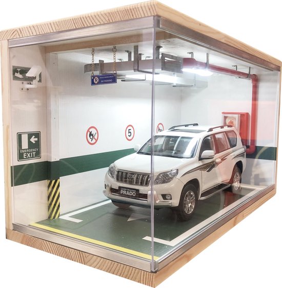 Ziektecijfers altijd advocaat 1:18 Schaal Modelauto Parking diorama incl. verlichting | bol.com