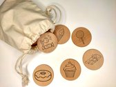 Sweet Memory van hout - Duurzaam speelgoed - Educatief speelgoed - Houten speelgoed