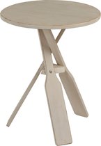 J-Line Bijzettafel Peddels Hout Beige