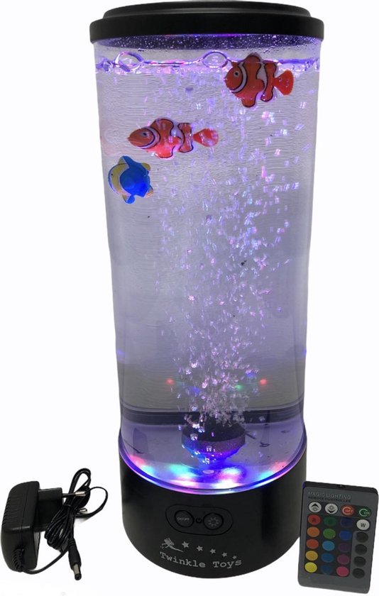 Magic Fish Light, vis bubbel water zuil XXL | bol.com