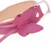 Hondenhalsband Butterfly Collar Collier Pink  halsmaat 30-34 cm