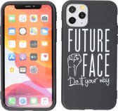 Future Face Back Cover Telefoonhoesje voor iPhone 11 Pro - Zwart