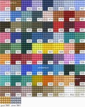 Pixel hobby assorti doos - 600 matjes in 120 kleuren - nr 10 , 11, 12, 13, 14 en 15