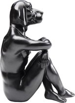 Decoratief figuur Hond Zwart 33cm