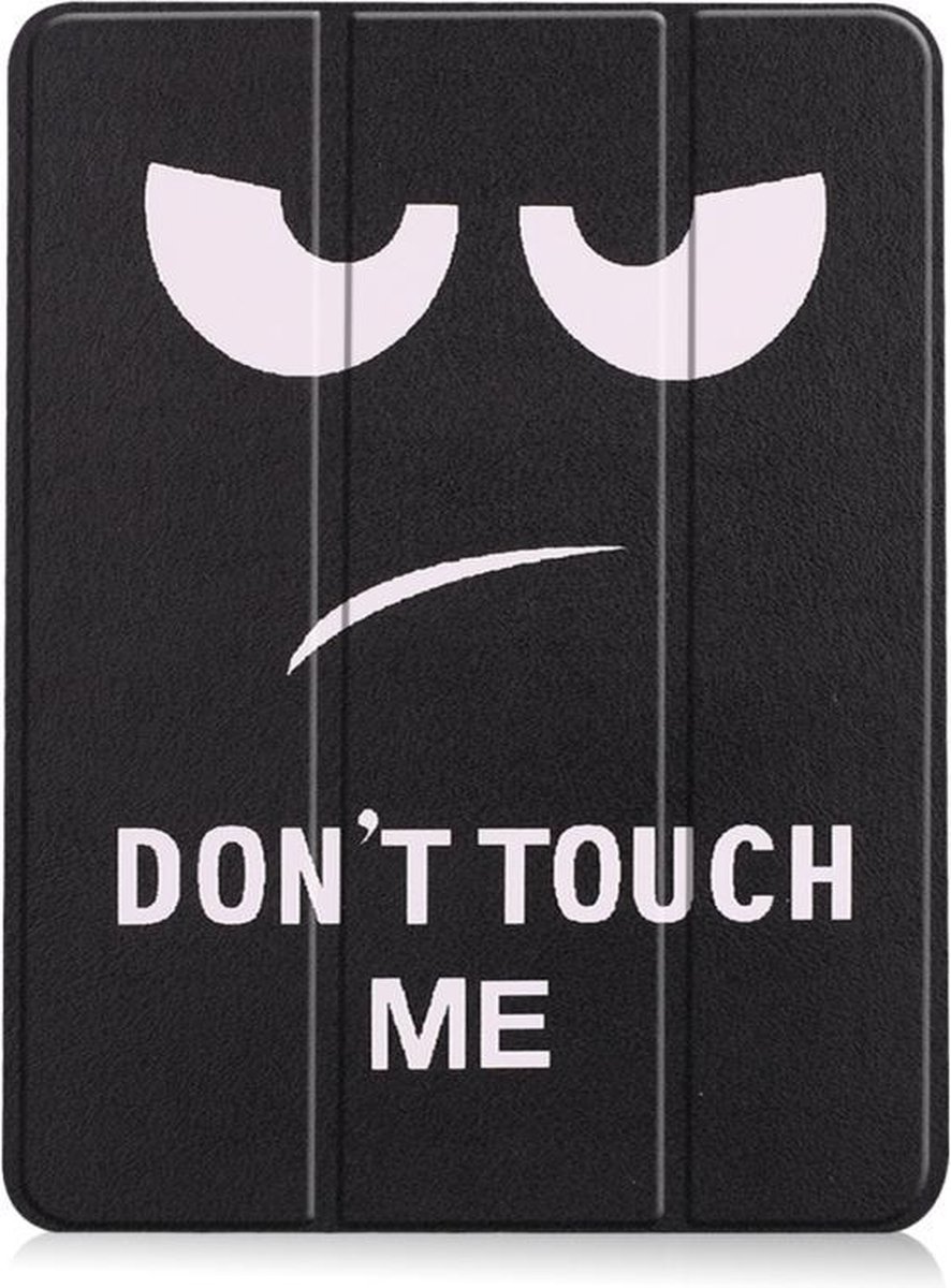 Slim Smart Cover Hoes Map geschikt voor iPad Air - 10.9 - Don't Touch Me