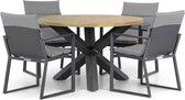 Lifestyle Treviso/Rockville 120 cm rond dining tuinset 5-delig