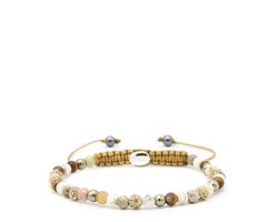 Karma Armband Spiral Clear as Day Gold Crystal