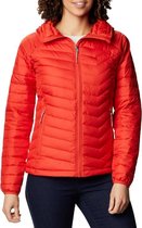 Columbia Powder Lite Capuchon Jas Dames, bold orange Maat S