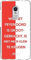 6F hoesje - geschikt voor Xiaomi Redmi 5 -  Transparant TPU Case - Feyenoord - Grootgebracht #ffffff