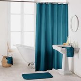 Livetti | Douchegordijn  - Shower Curtain | Petroleum Blauw | Inclusief Ringen