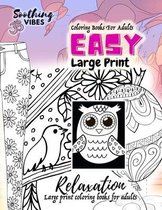 Coloring books for adults large print easy, Large print coloring books for adults relaxation