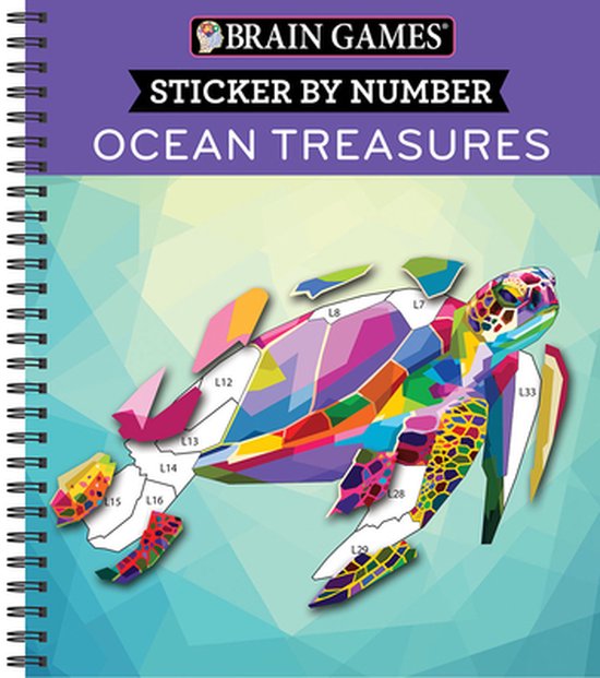 Foto: Brain games sticker by number brain games sticker by number ocean treasures