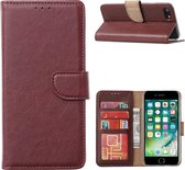 Xssive Hoesje voor Apple iPhone 7 - iPhone 8 - iPhone SE (2020) - Book Case - Bruin