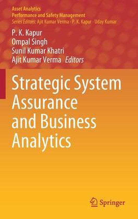 Asset Analytics- Strategic System Assurance and Business Ana ... - cover