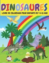 Dinosaures- Livre de Coloriage Pour Enfants de 4 a 8 ANS
