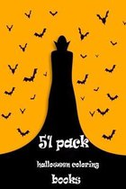 51 pack halloween coloring books