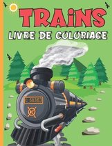 Trains Livre De Coloriage