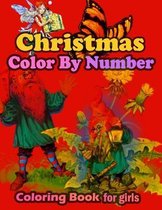 Christmas Color By Number Coloring book For Girls