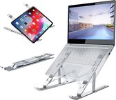 Tablet2you - Universele Laptop standaard - Houder - Opvouwbaar - Ergonomisch - Aluminium
