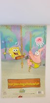 Kalender, Spongebob, verjaardag, cadeau,  sinterklaas, kerst , vrolijke kleuren