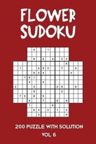 Flower Sudoku 200 Puzzle with solution Vol 6