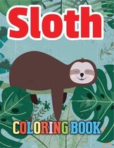 Sloth Coloring Book