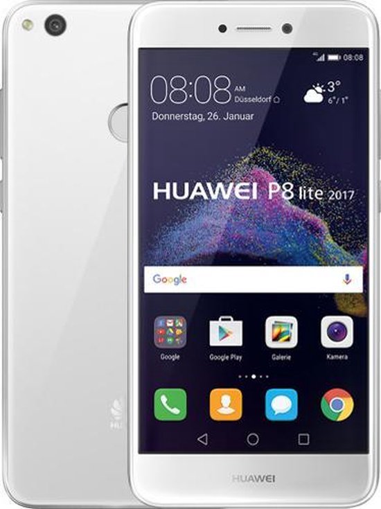 Pijnstiller passend Rubber Huawei P8 Lite 2017 White | bol.com