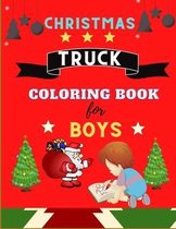 Christmas Truck coloring book for boys