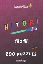 Puzzles for Brain - Hitori 200 Puzzles 18x18 vol. 12