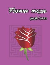 Flower maze puzzle book.