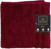 Hotel Handdoek - Badhanddoek Rood 50x100 cm - Superzacht Gekamd katoen / 550 GSM Zware kwaliteit Badhanddoek - Hotel handdoek - badlaken - badhandoek - Super soft - Towels - servie