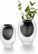 Vaas - Glasdesign  - Voor Bloemen en Droogbloemen - Decoratie - Accessoires - RVS InterieurMaatwerk