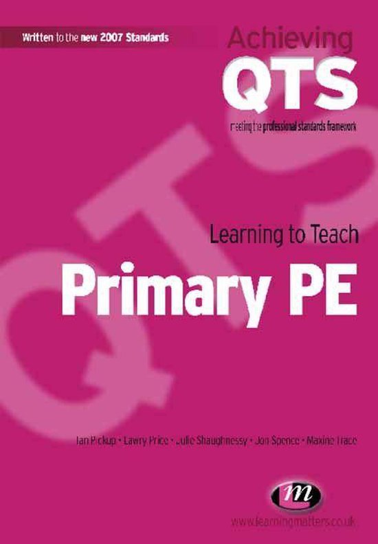 Achieving QTS Series - Learning to Teach Primary PE - cover