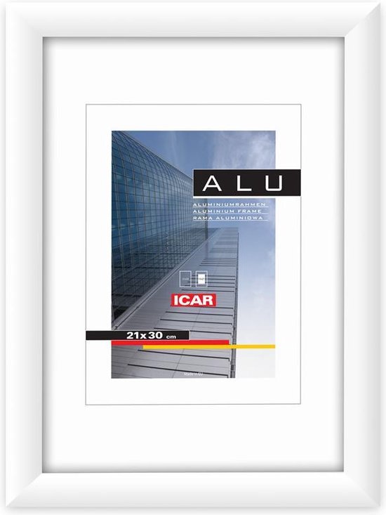 Icar Aluminium Fotolijst ALU DP1 Wit 40x60 cm