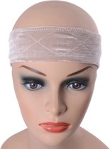 Hiden | Fluwelen Anti slip haarband - Haarband Make up - Skincare organizer - Hoofdband make up - Skincare Headband - Pruik band - Beauty & Verzorging - Haarverzorging | Beige-Bruin
