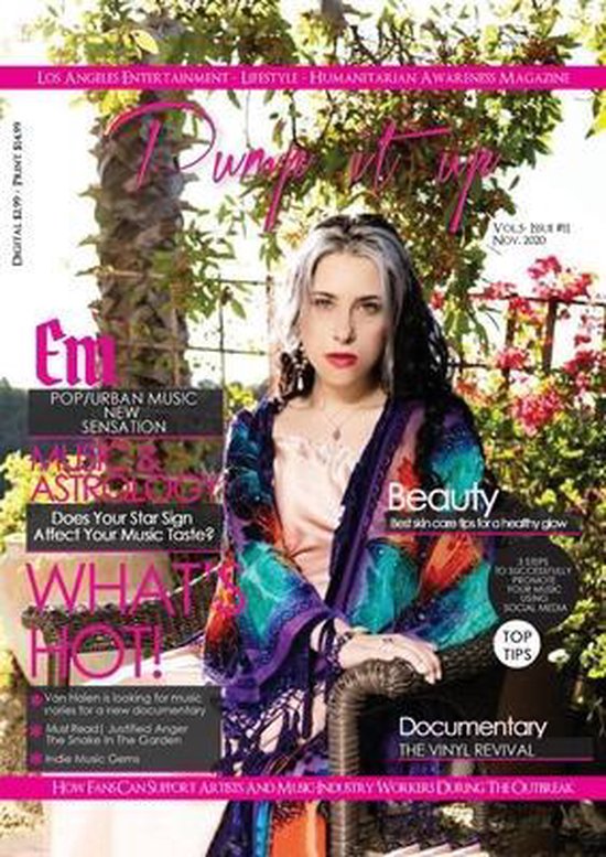 Pump it up Magazine With Em - Pop/Urban Music Sensation - Vo ... - cover