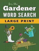 Large Print Brain Games- Word Search Puzzle Book For Gardeners