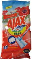 Ajax Vochtige Vloerwisdoeken Maxi 10 stuks per pak ( set van 10 pak )