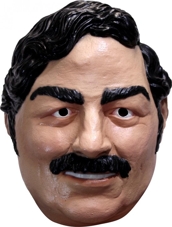 Ghoulish Verkleedmasker Pablo Escobar Latex Beige One-size