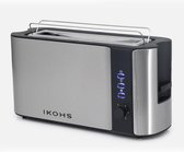 IKOHS Premium Broodrooster - Zilver - 2 Sneden