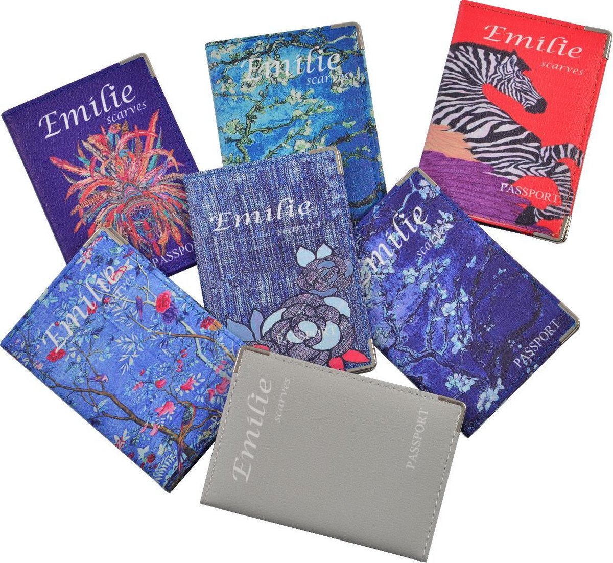Multipack 7x paspoorthoesjes / paspoorthouder