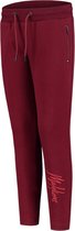 Malelions Junior Trackpants Signature - Bordeaux/Koraal - 10 | 140