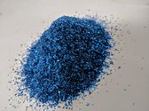 Blauwe glitter